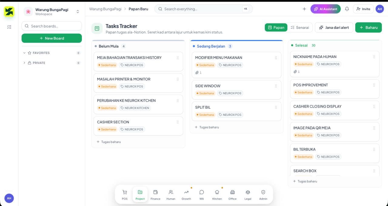 Warung BungaPagi Ecosystem Preview