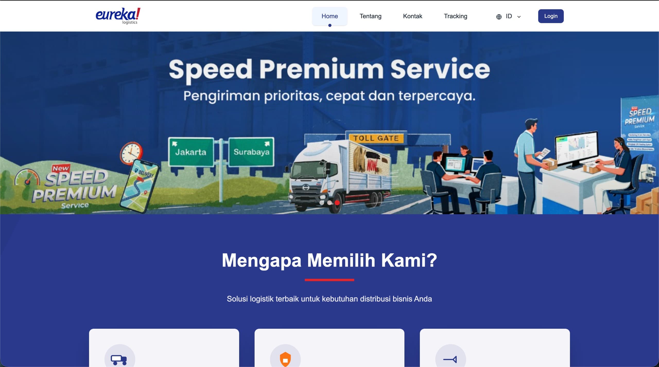 Eureka Logistics Portal Preview