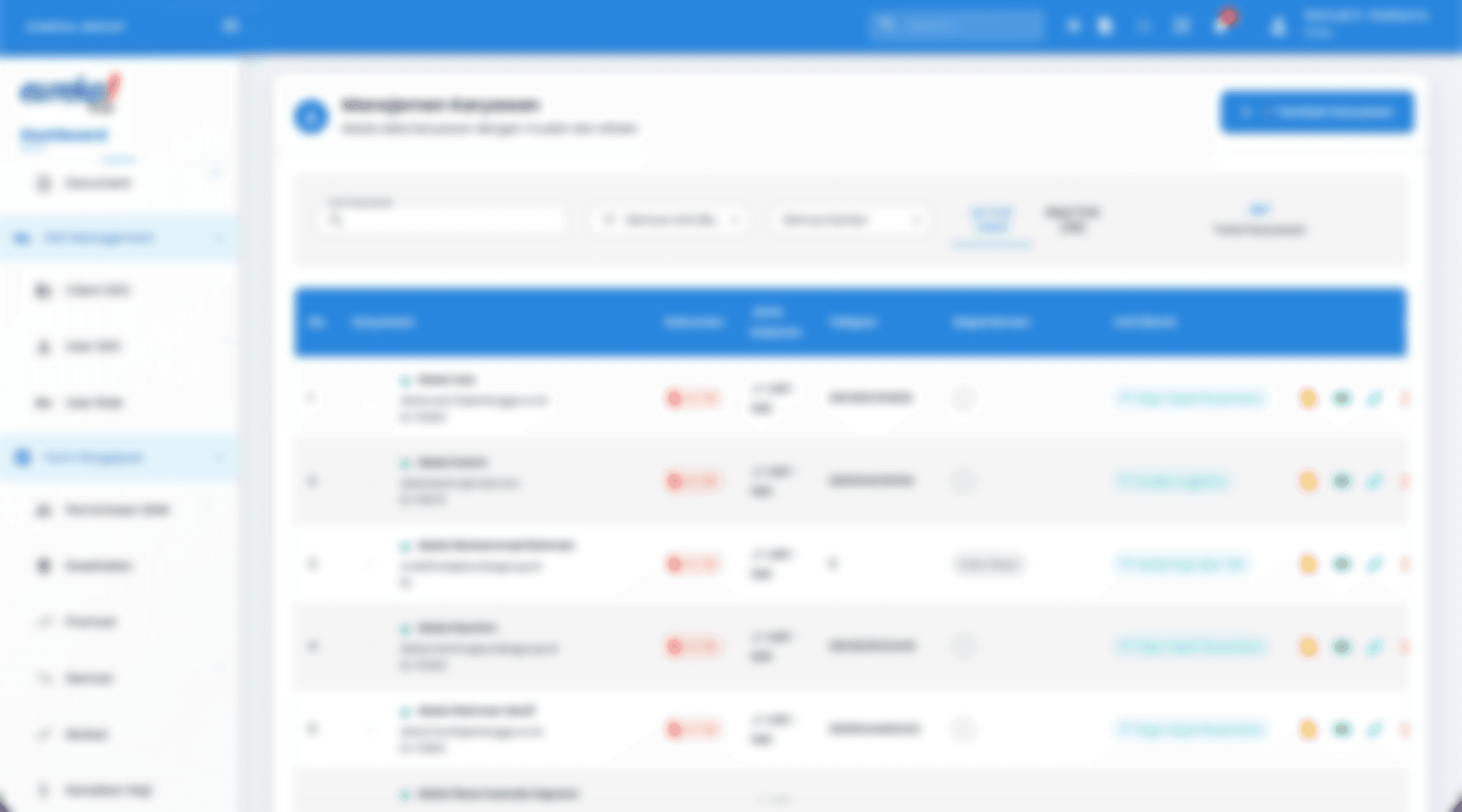 HR Management CMS Screenshot 2