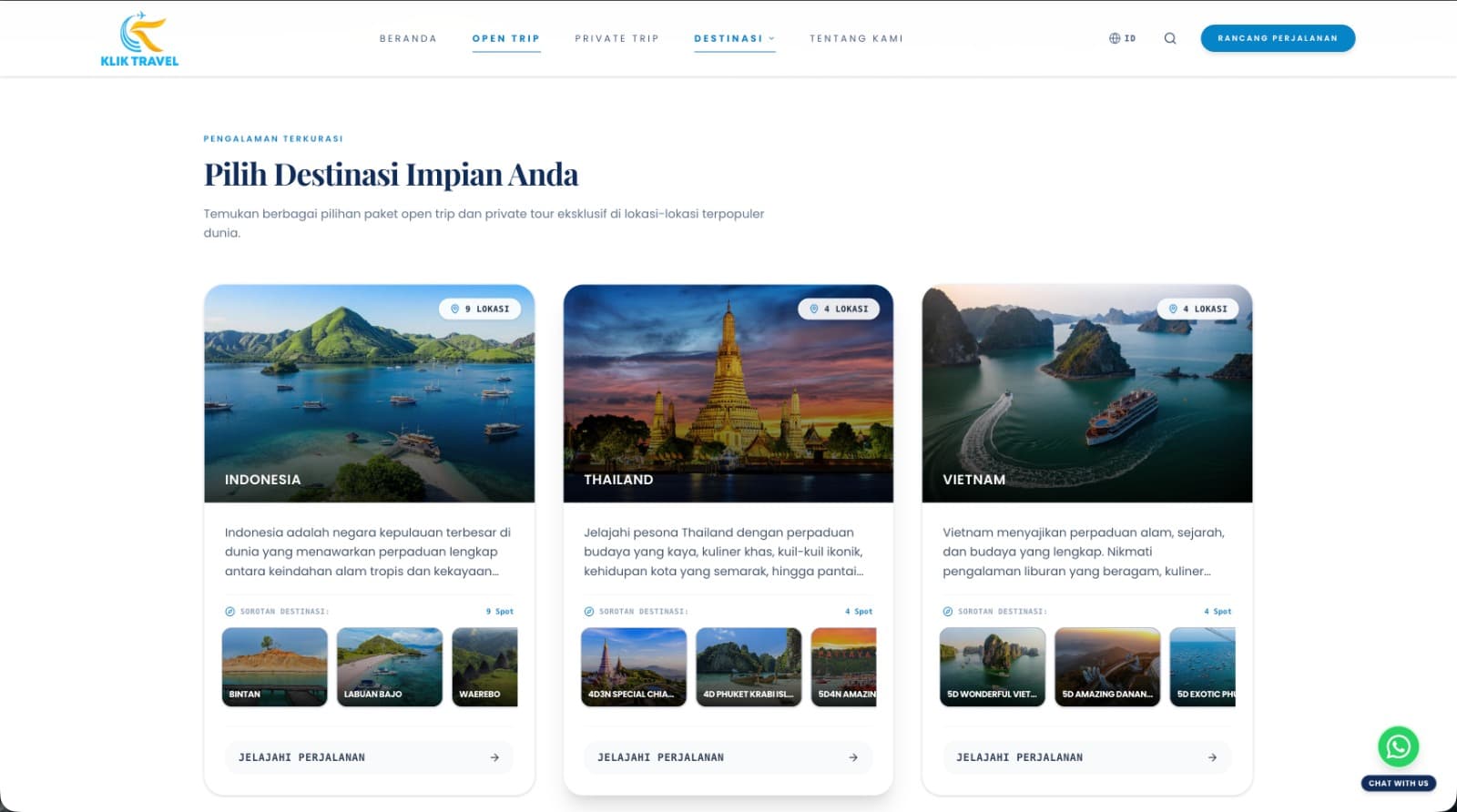 Klik Travel ID Screenshot 2